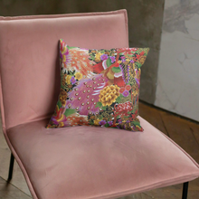 Purple Floral Peacock Shade