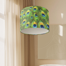 Peacock Fabric Shade