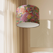 Purple Floral Peacock Shade