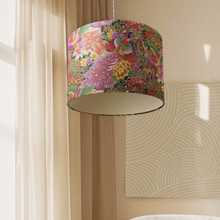 Purple Floral Peacock Shade