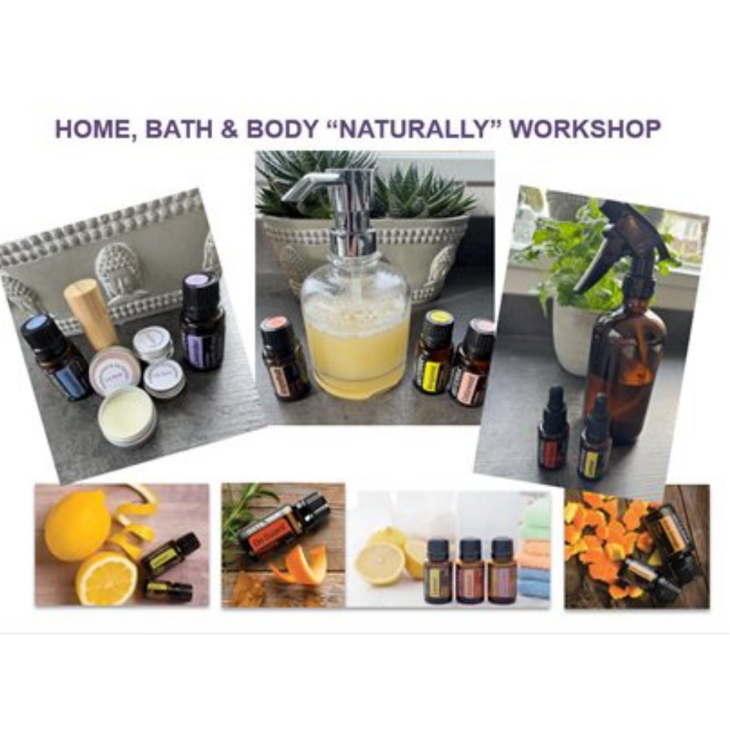 Home, Bath & Body Essential Oil Workshop