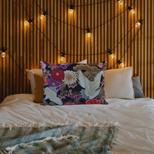 Japanese Crane Cotton Cushion