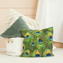 Peacock Cotton Cushion
