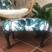 Tropical Leaf Velvet Cushion