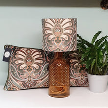 Green & Pink Boho Velvet Cushion