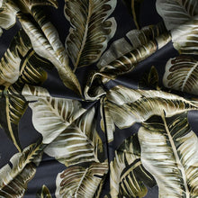 Charcoal Shade with Green Leaves