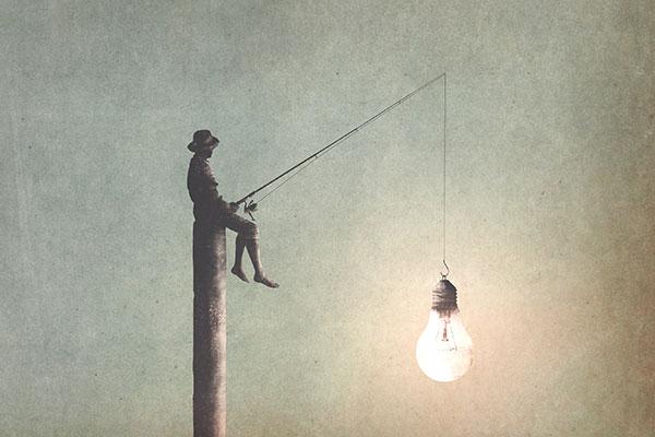 Fishing for Ideas MINT Decoupage Paper