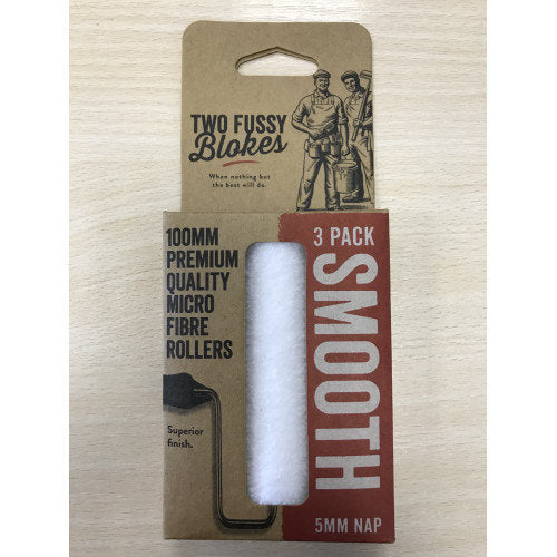 Two Fussy Blokes 3pk Microfibre smooth rollers