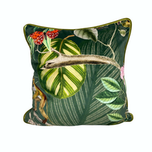 Green Tropical Jungle Footstool