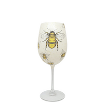 Bees Luxury Crystal Wine Glass
