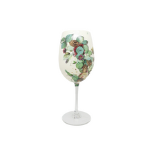 Christmas Eucalyptus Luxury Crystal Wine Glass