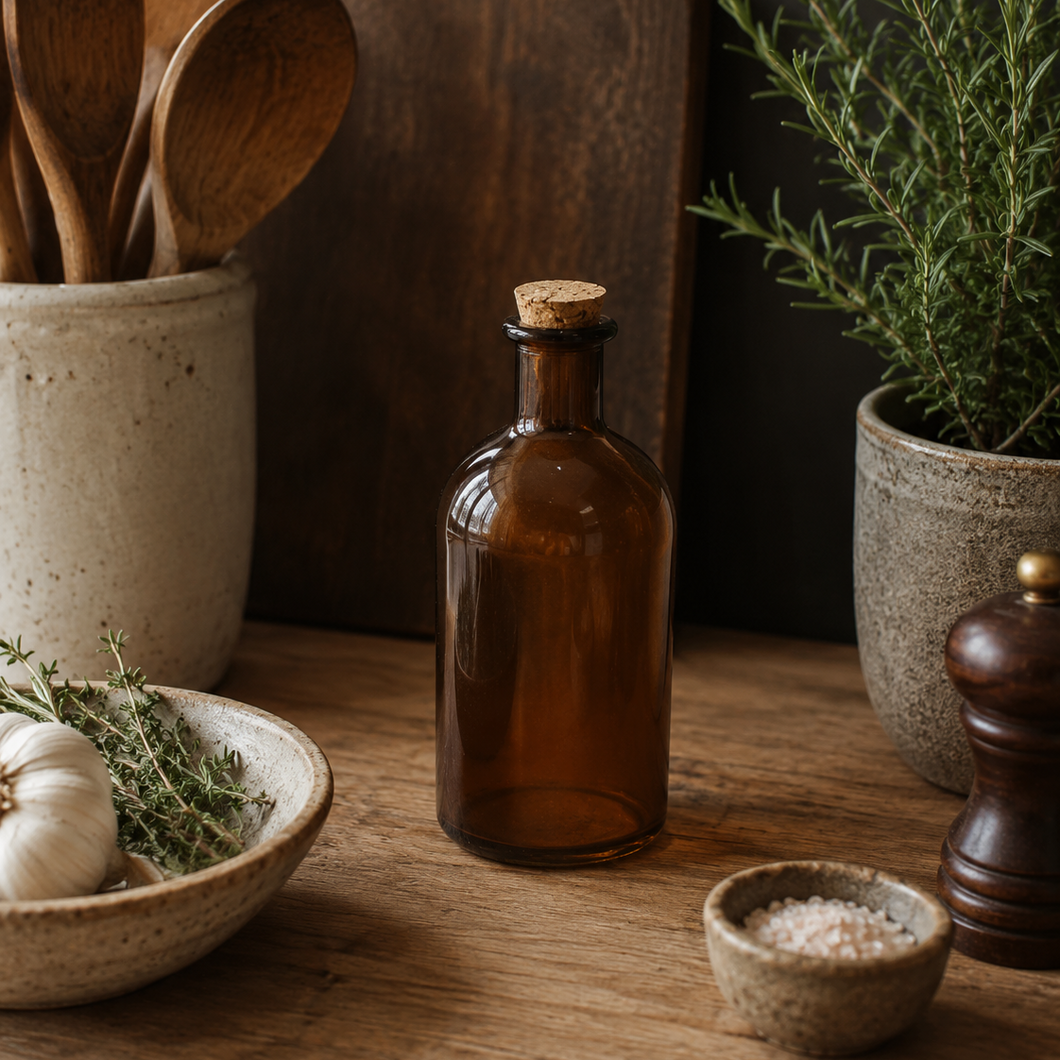Corked Apothecary Bottle