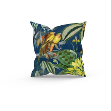 Blue Velvet Shade with Tropical Jungle Inner