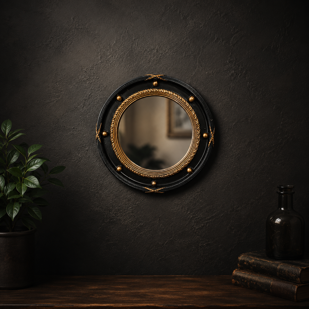 Ornate Porthole Mirror