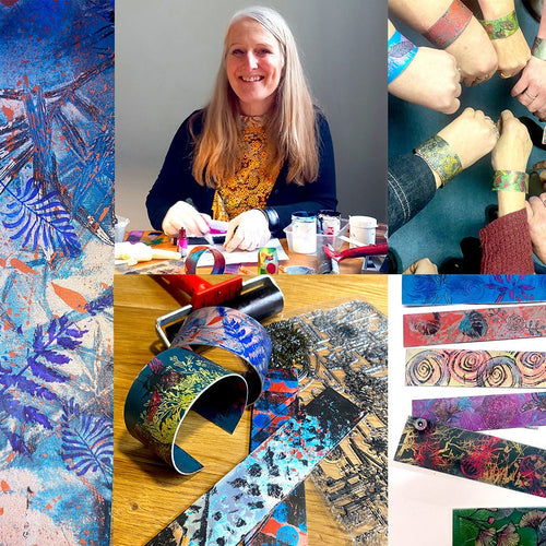 Gillian Arnold Printing & Colouring Anodised Aluminium Workshop