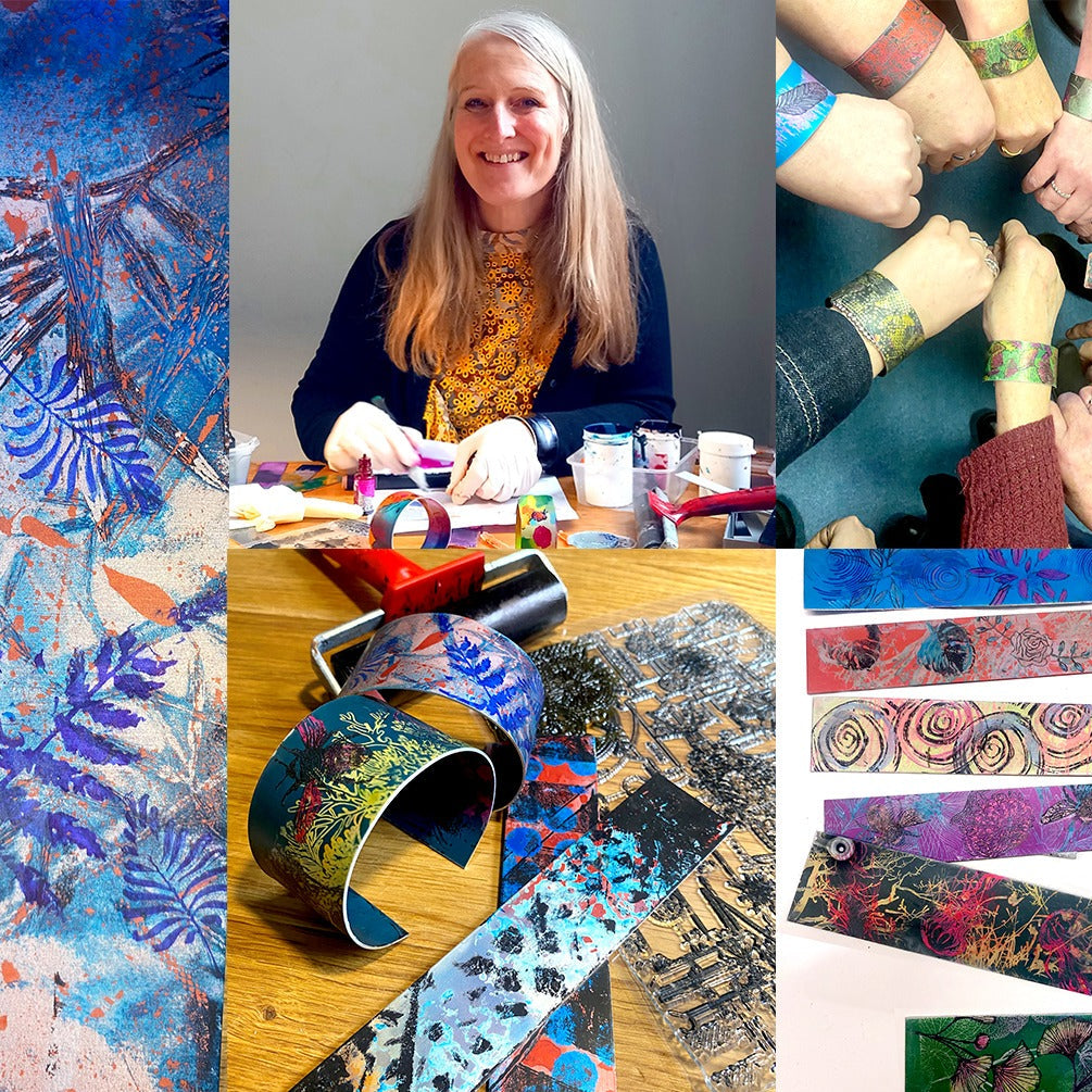 Gillian Arnold Printing & Colouring Anodised Aluminium Workshop