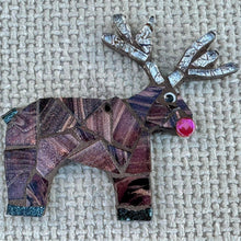 Mosaic Christmas Wreath, Robin or Reindeer Workshop
