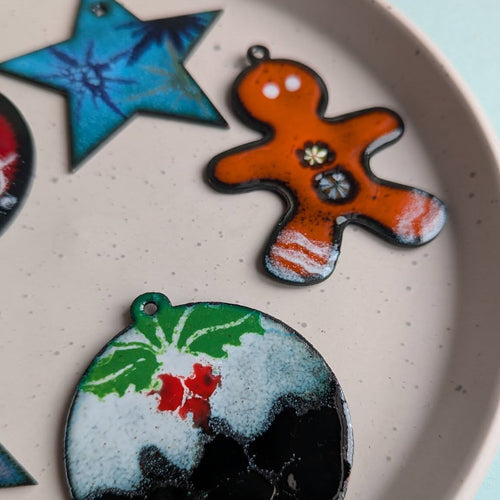 Enamel Christmas Decorations Workshop