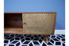 Mango Wood & Brass TV Cabinet