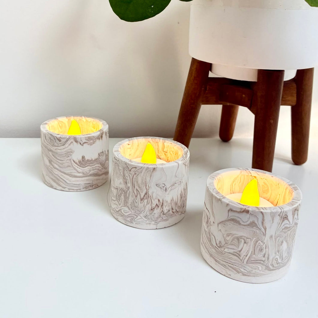 Marbled Tealights