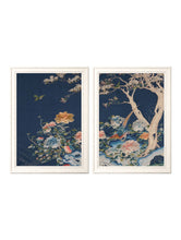 Blue Blossom Trees Set