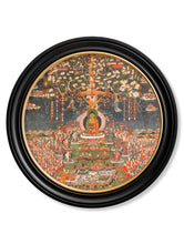 C.1700 Buddha of the Western Pure Land in Round Frame