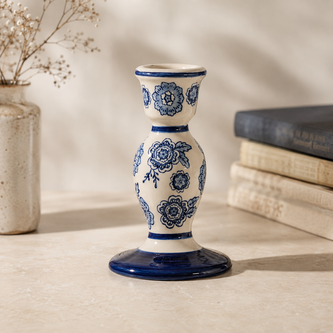 Blue & White Candlestick