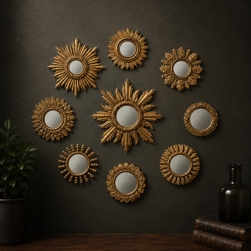 Gold Ornate Mirrors