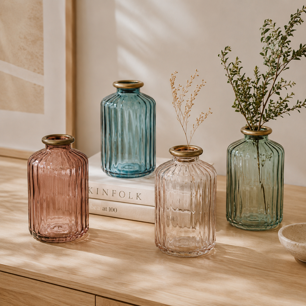 Coloured Glass Vase