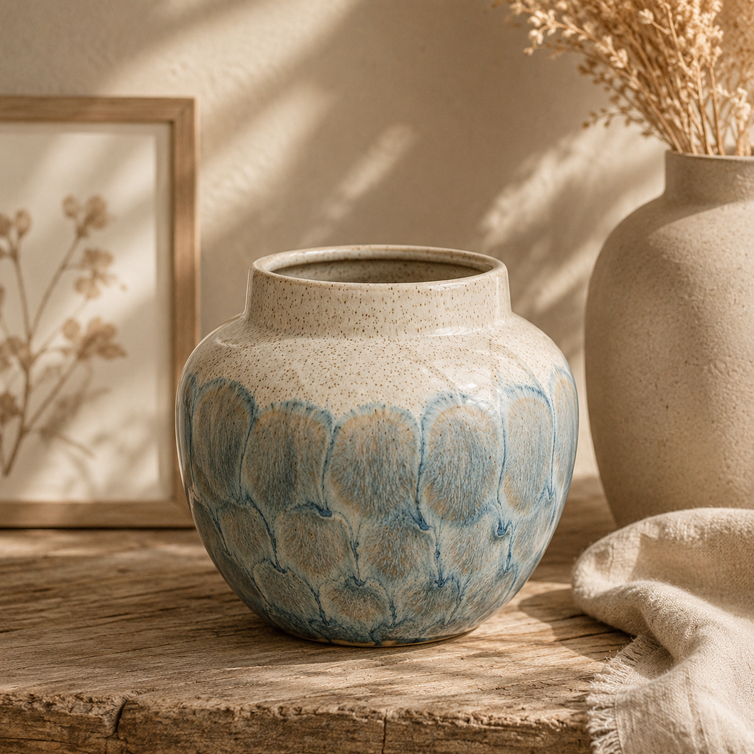 Glazed Urn Vase