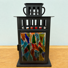 Fused Glass Autumn Lanterns