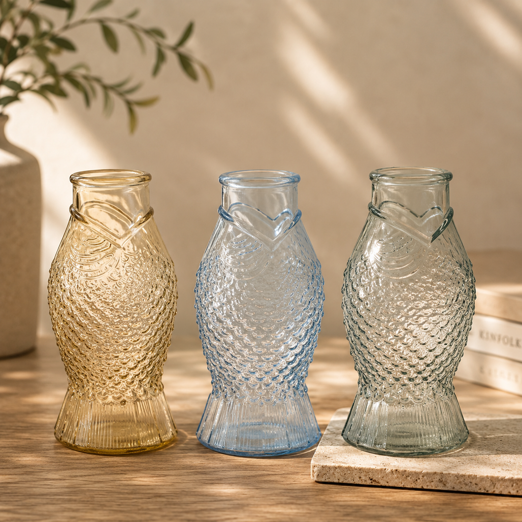 Soleil Fish Vase