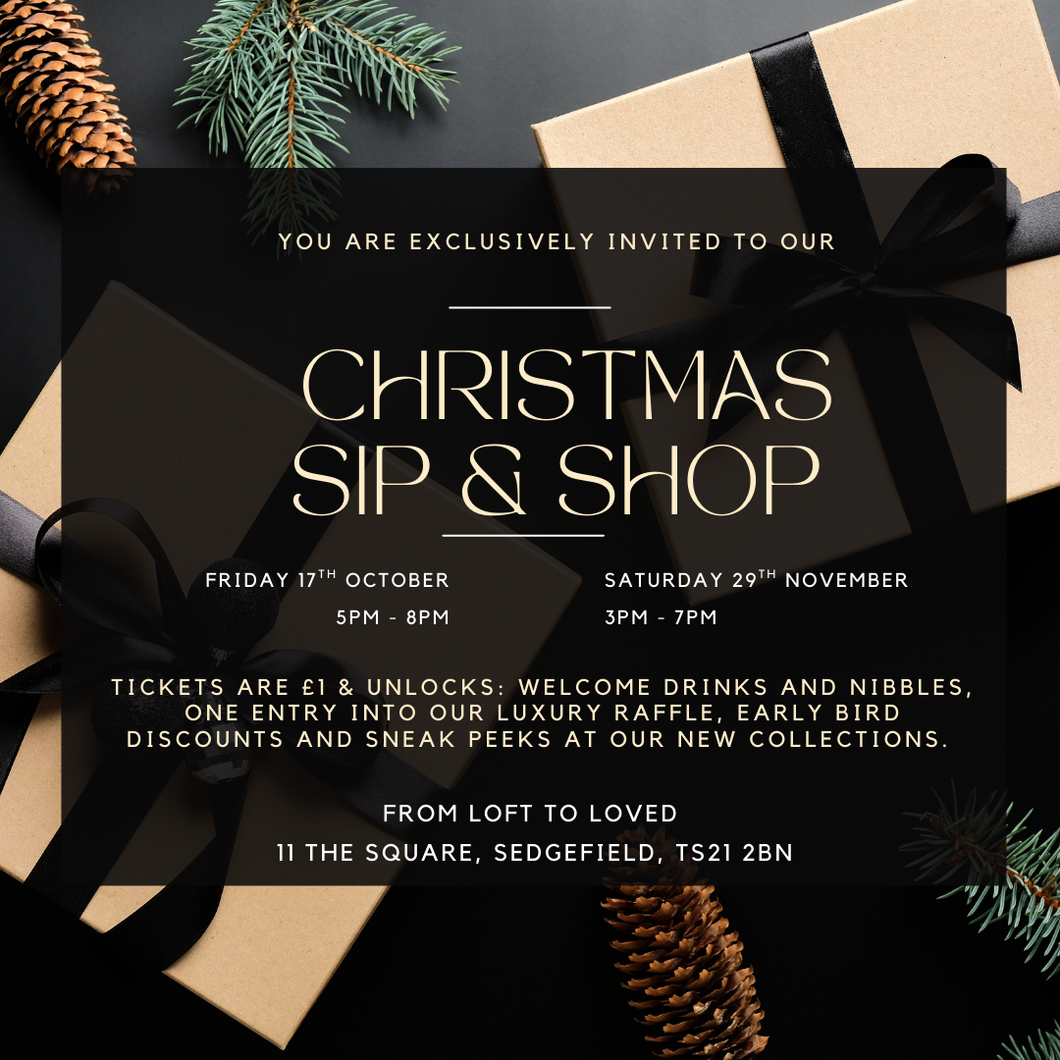 Christmas Sip & Shop Evening
