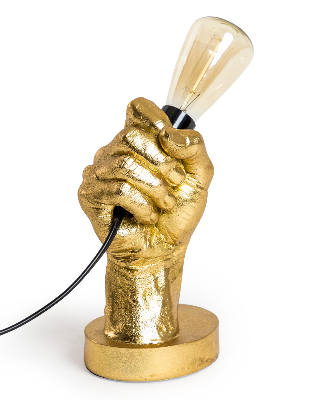 Gold Hand Table Lamp