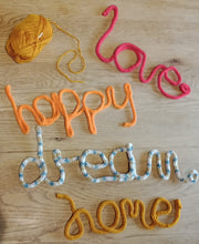 French Knitting Wire Words Workshop