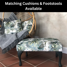 Blue Velvet Shade with Tropical Jungle Inner