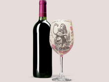Alice in Wonderland Luxury Crystal Wine Glass