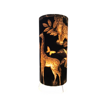 Black & Gold Jungle Velvet Cushion