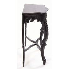 Black Carved Console Table