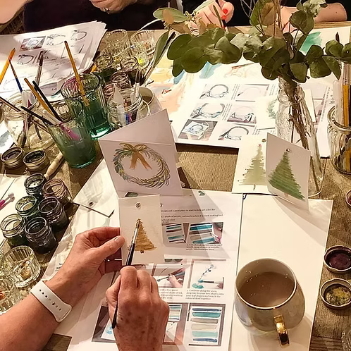 Getting to know Watercolours - Christmas Cards