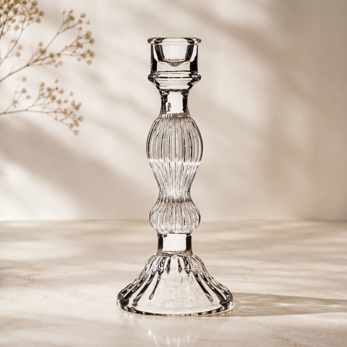 Glass Candlestick