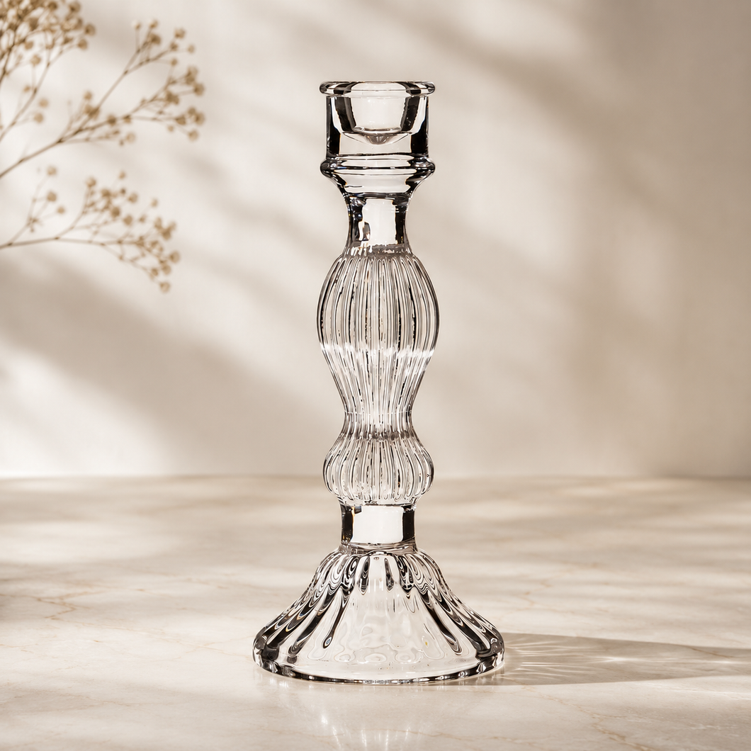 Glass Candlestick