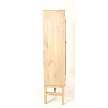 Tall Rattan Cabinet