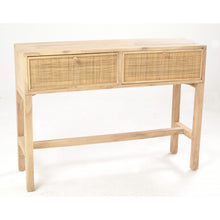 Rattan Console Table