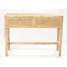 Rattan Console Table