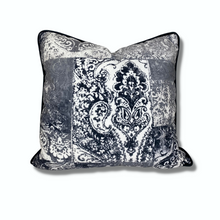Patchwork Damask Velvet Cushion