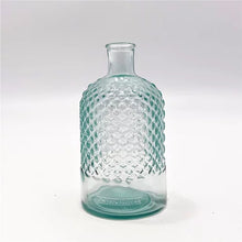 28cm Diamond Glass Vase