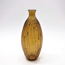 Tall Spiral Glass Vase
