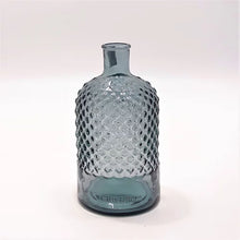 28cm Diamond Glass Vase