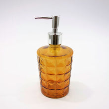 Glass Diamond Soap Dispenser